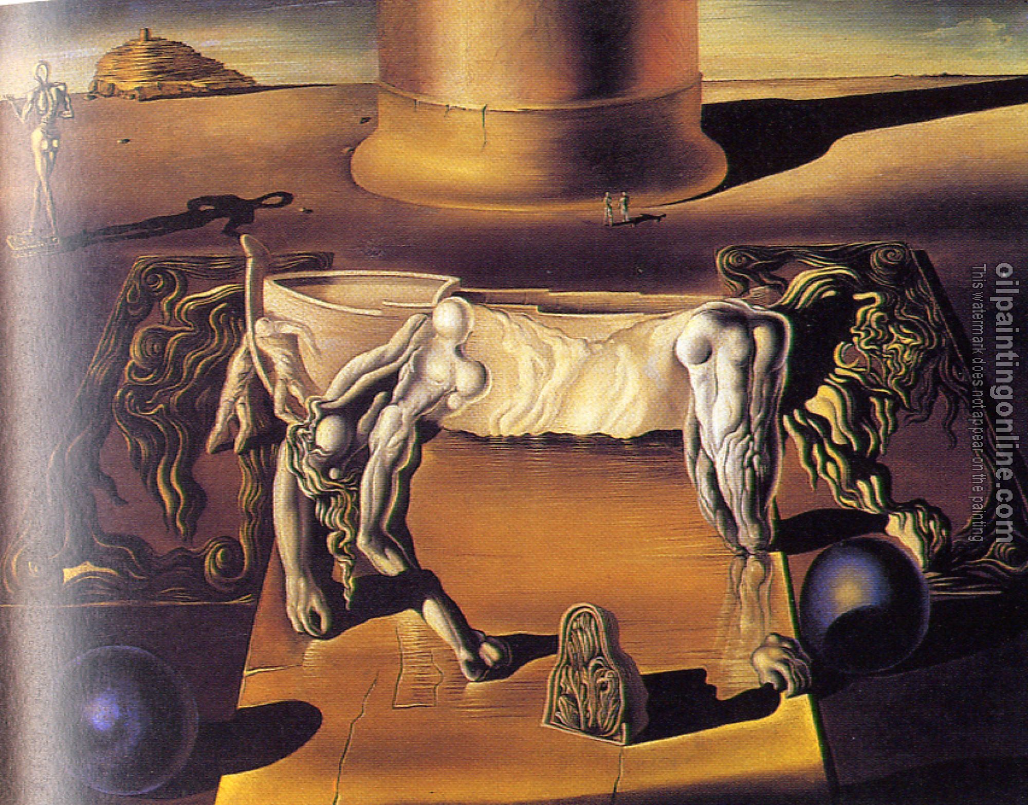 Dali, Salvador - Paranoiac Woman-Horse